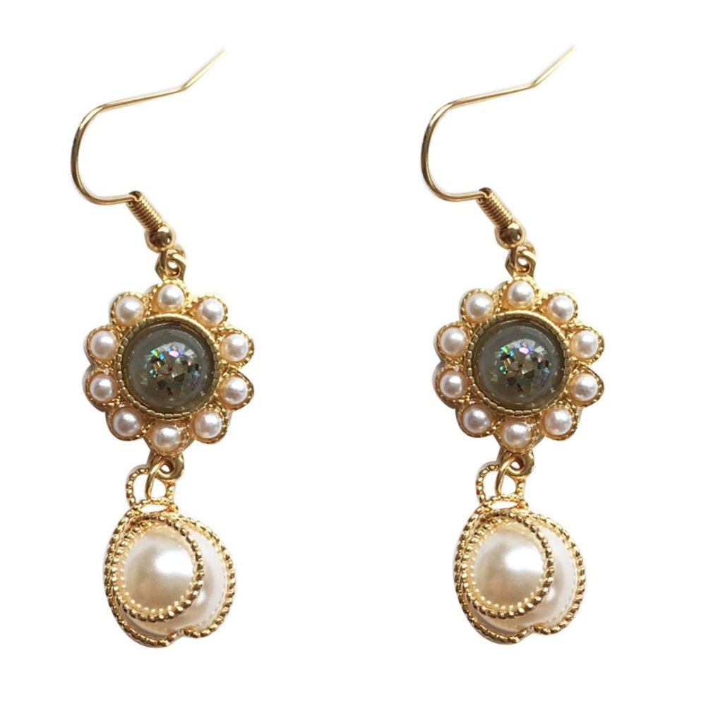 ❤️‍🔥𝕤𝕒𝕝𝕖❤️‍🔥 crystal baroque pearls earrings - Picture 11 of 13